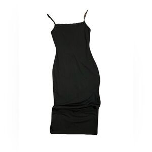 Garage Black Maxi Dress with Spaghetti Straps